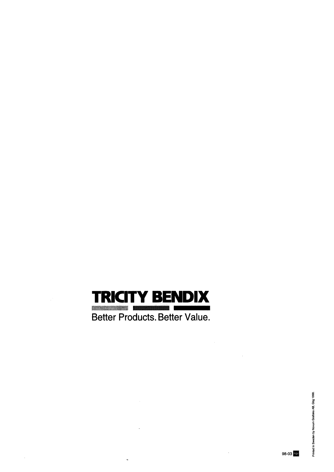 Tricity Bendix DH041 manual 