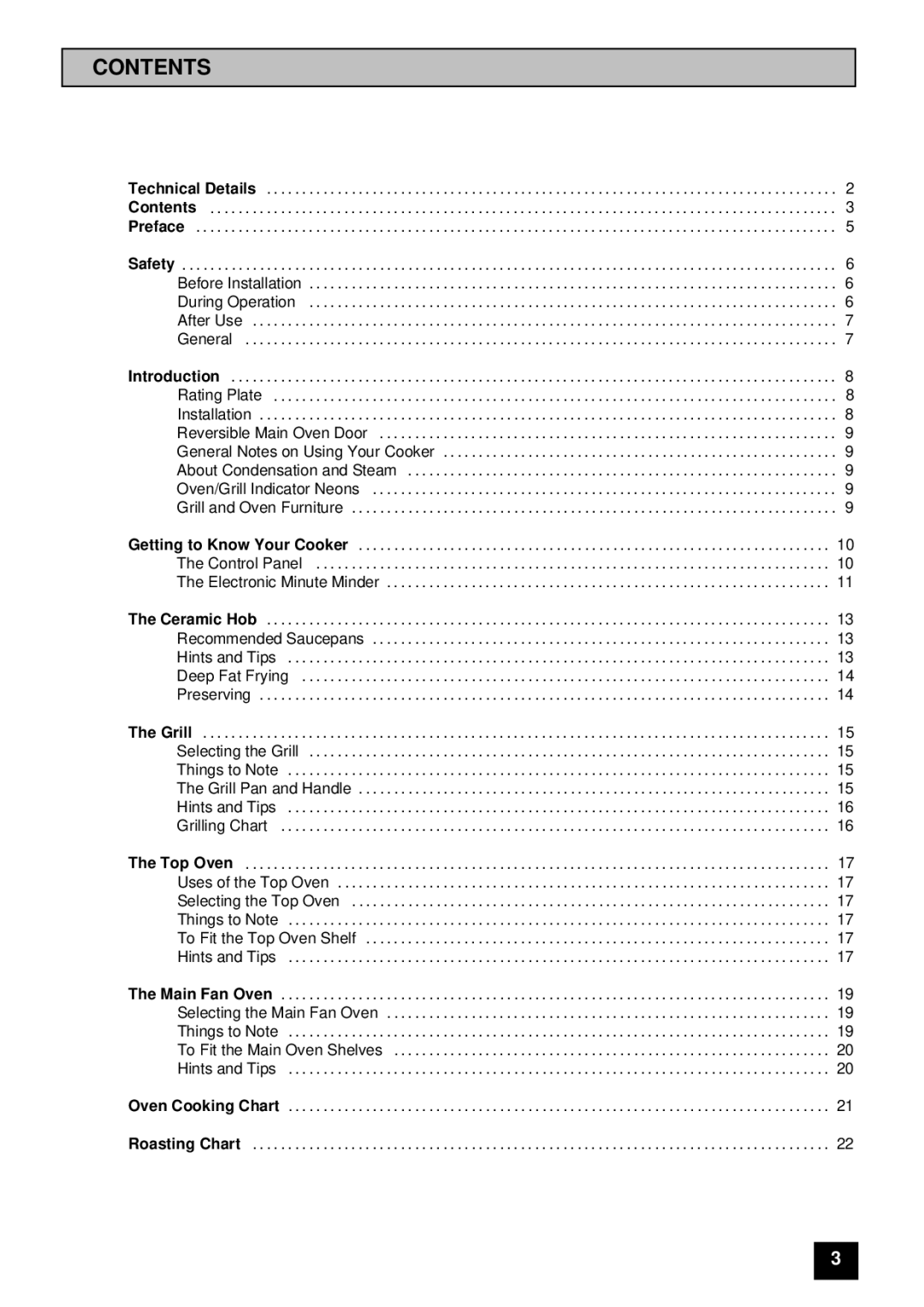 Tricity Bendix DSIE 343 installation instructions Contents 