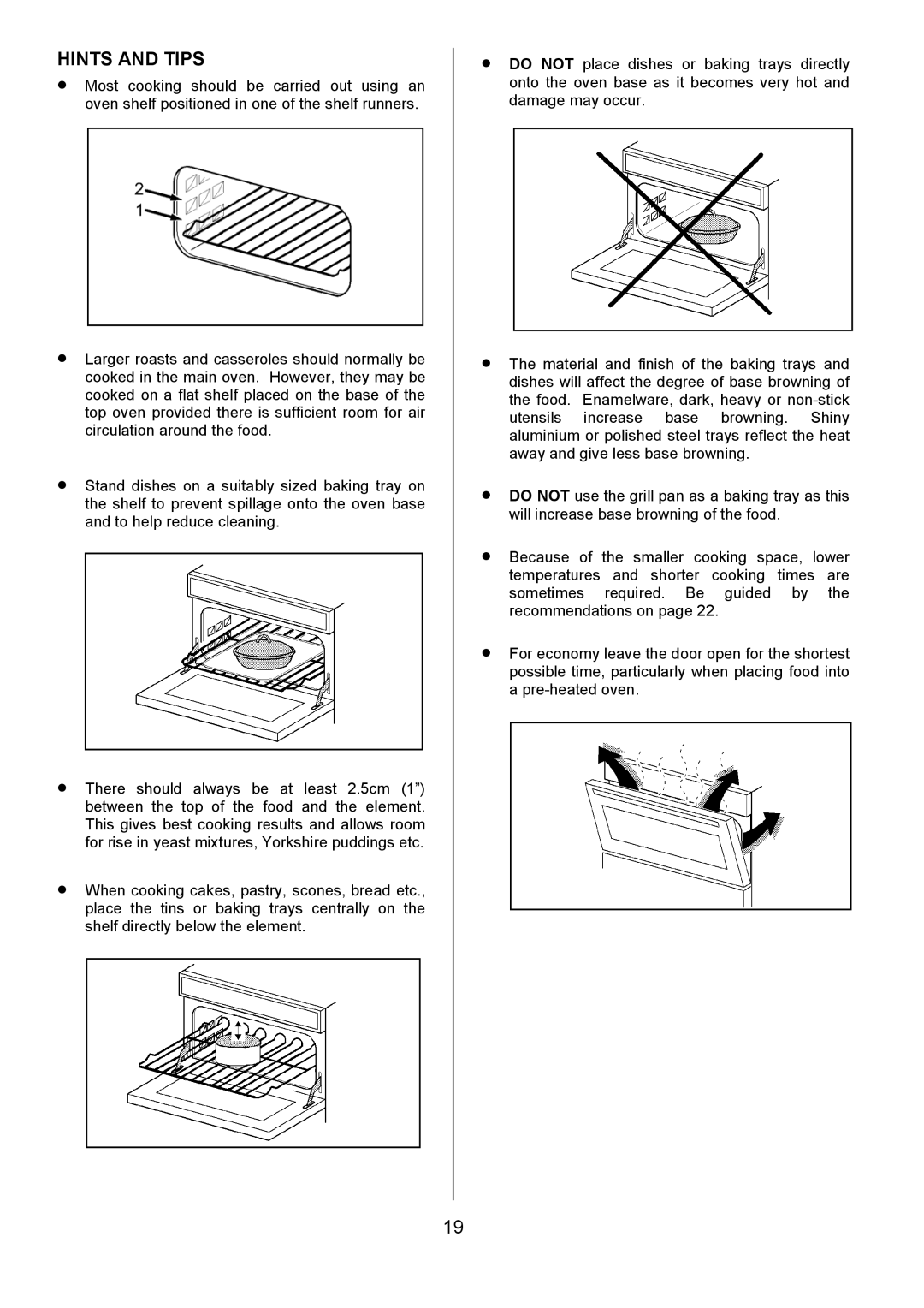 Tricity Bendix DSIE502 installation instructions Hints and Tips 