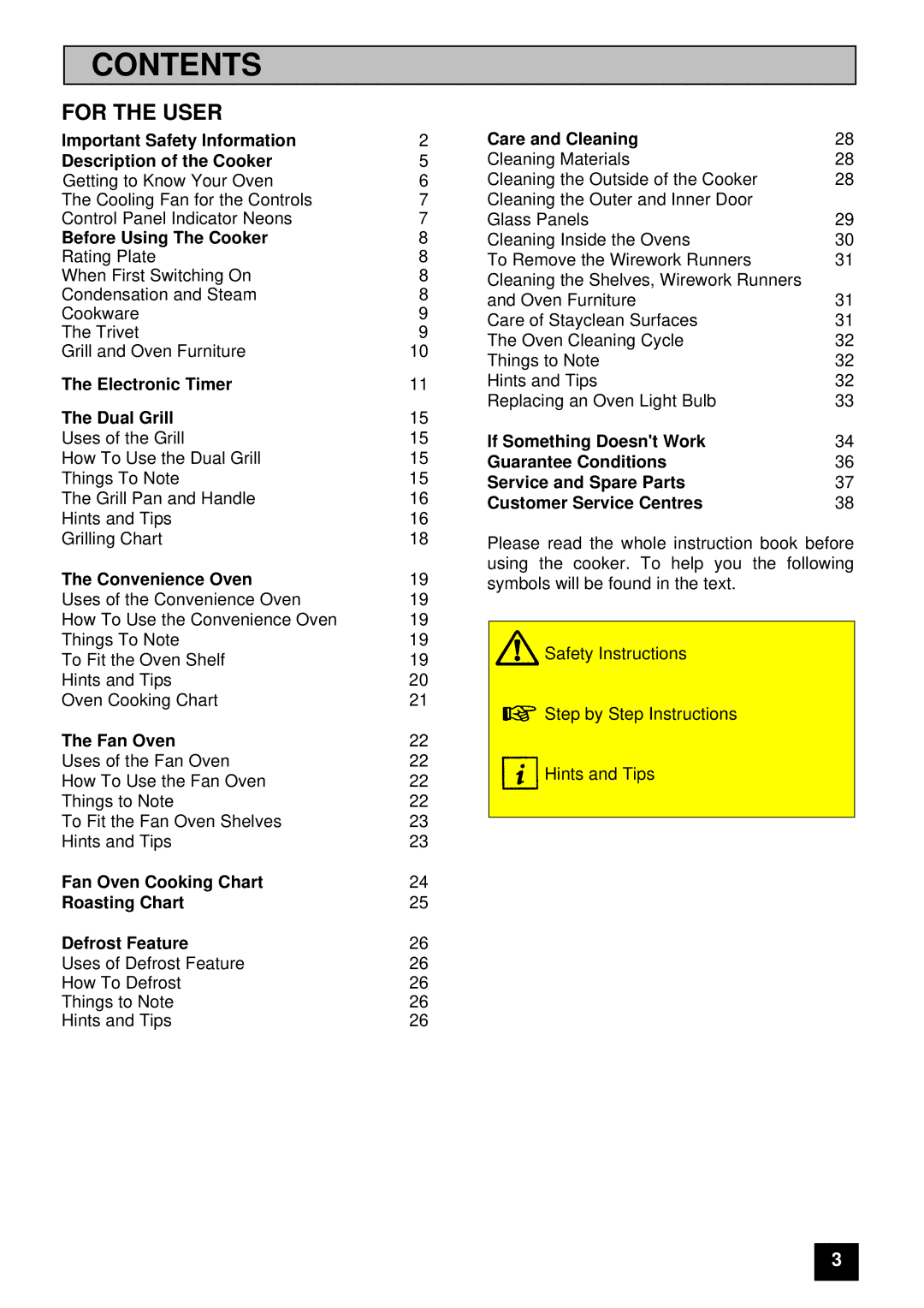 Tricity Bendix E 715 installation instructions Contents 