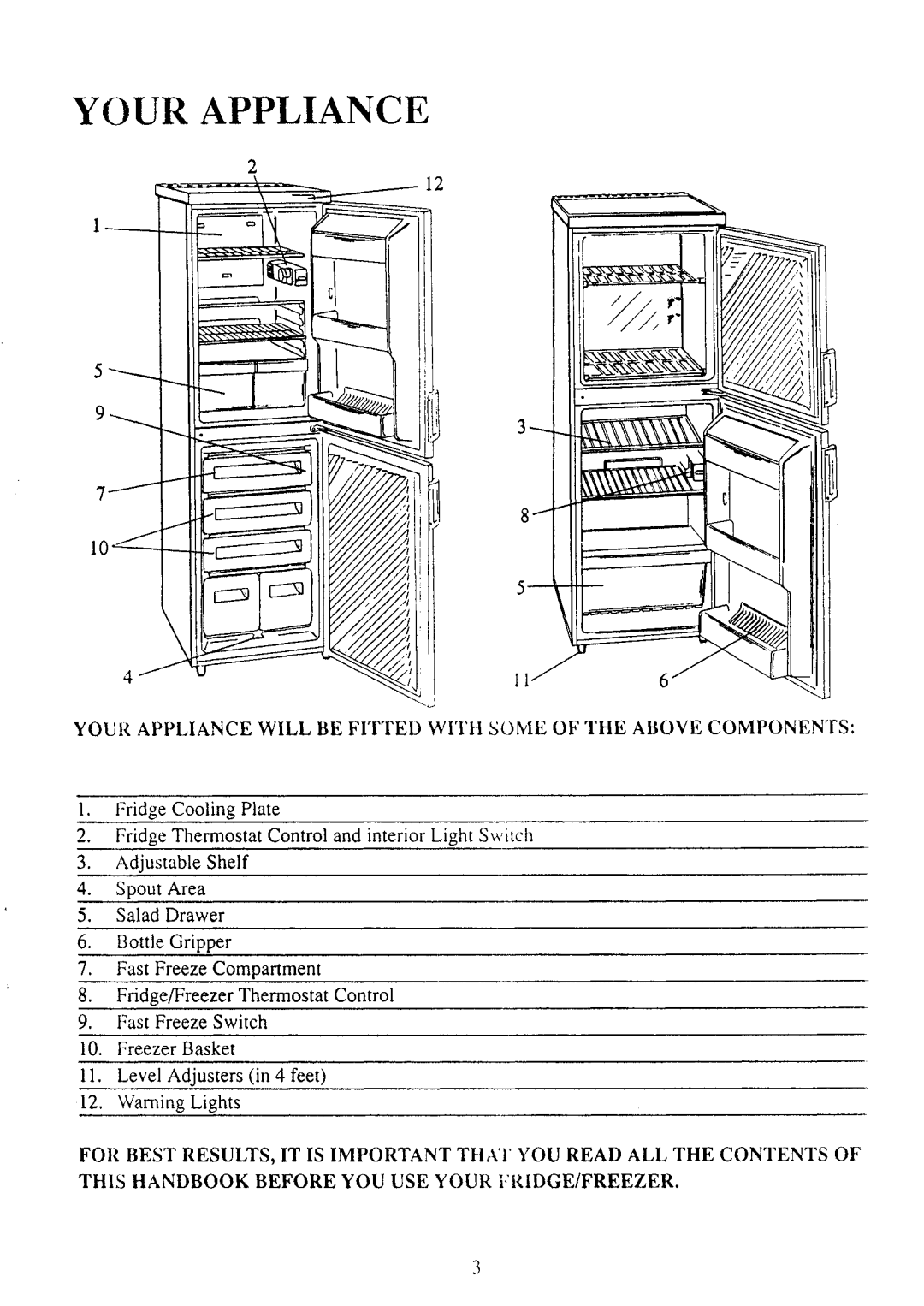 Tricity Bendix ECD019, FD930 manual 