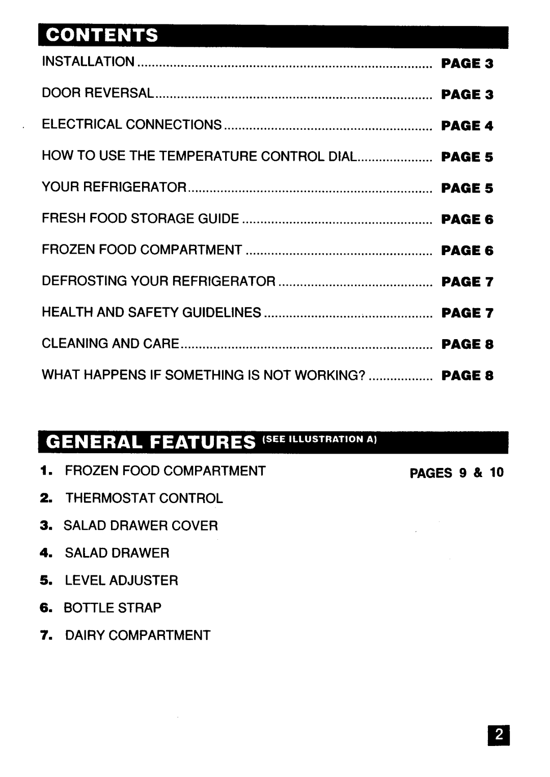 Tricity Bendix ERC506 manual 