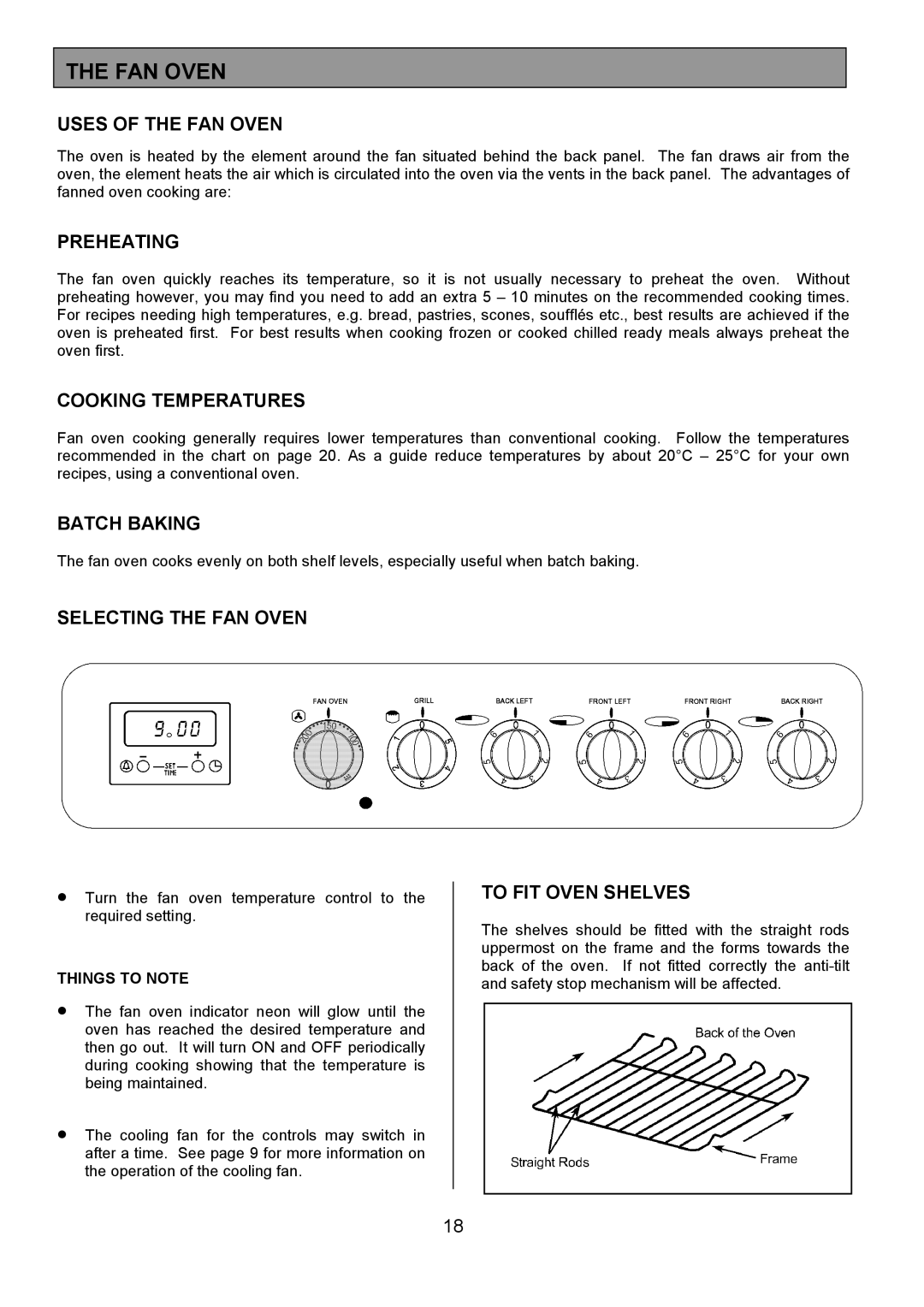 Tricity Bendix RE50G installation instructions FAN Oven 