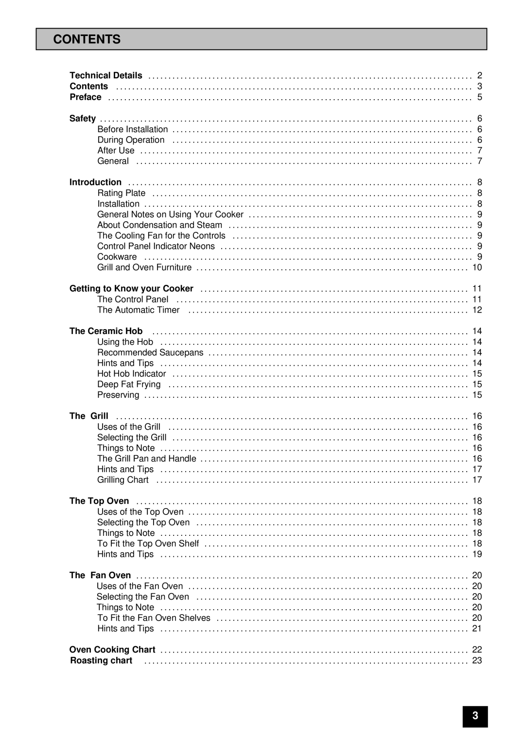 Tricity Bendix RE60 SS, RE60DC installation instructions Contents 