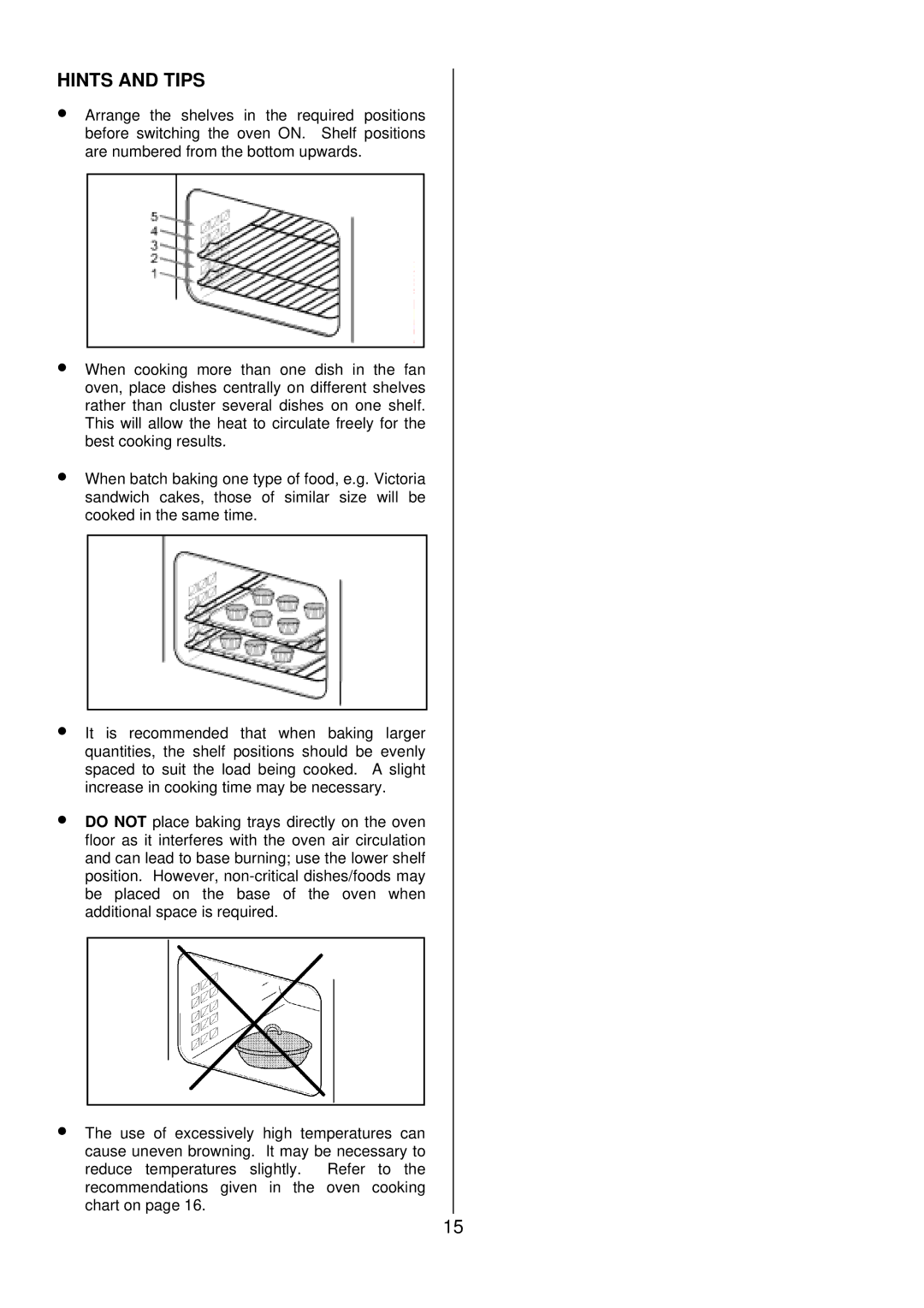 Tricity Bendix SB 415GR installation instructions Hints and Tips 