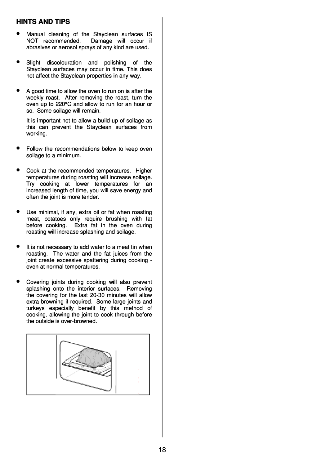 Tricity Bendix SB200 installation instructions Hints And Tips 