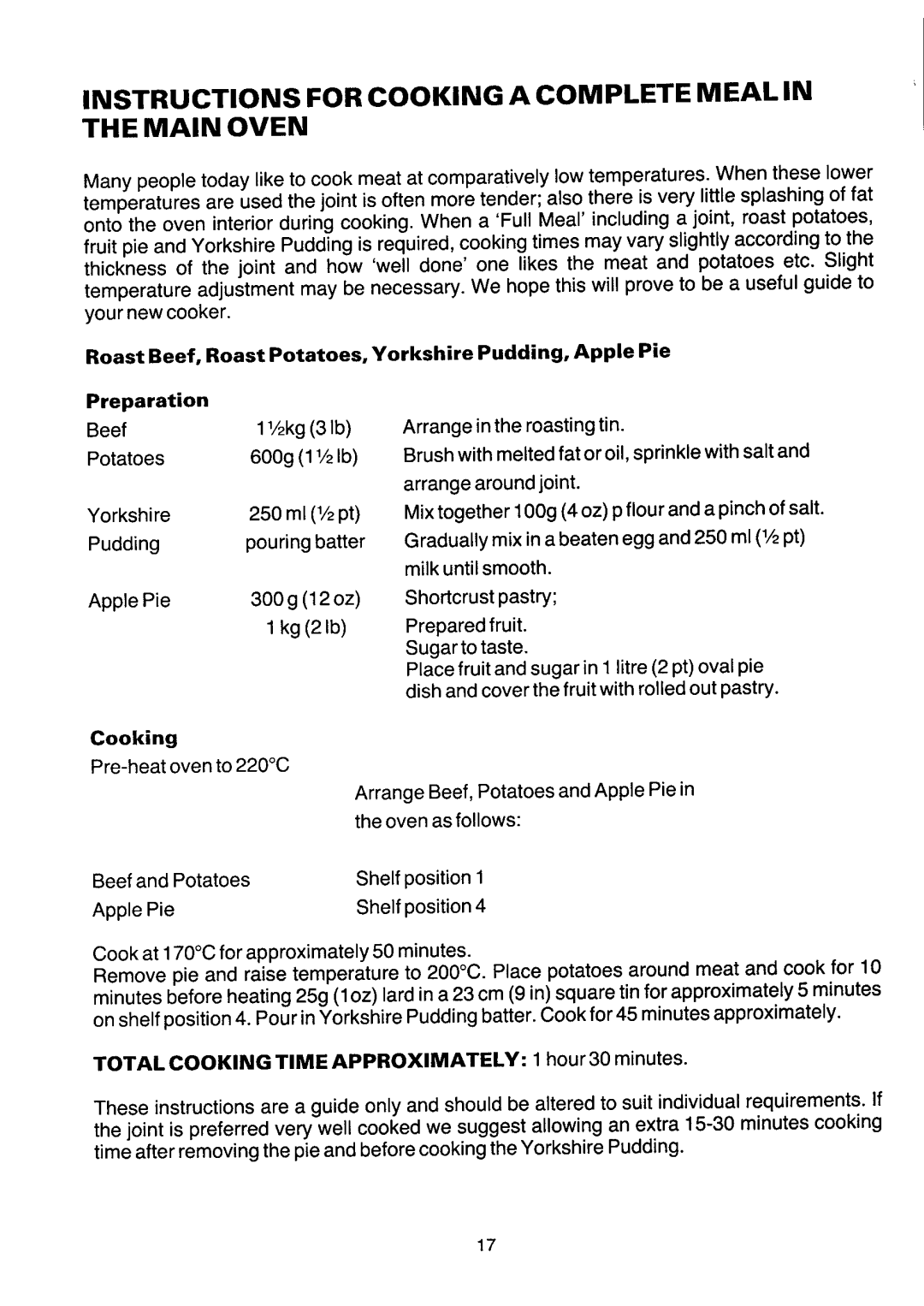 Tricity Bendix SB230 manual 