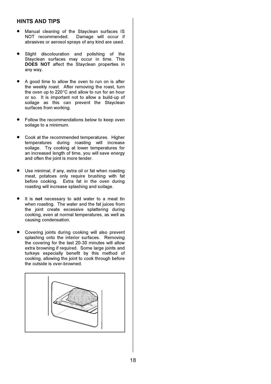 Tricity Bendix SB411 installation instructions Hints and Tips 