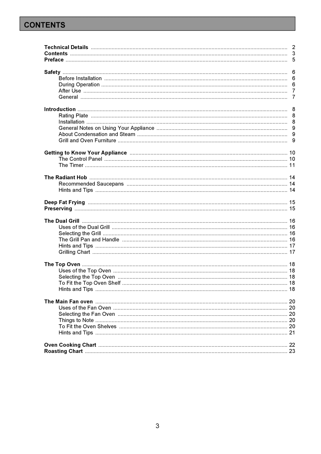 Tricity Bendix SB431 installation instructions Contents 