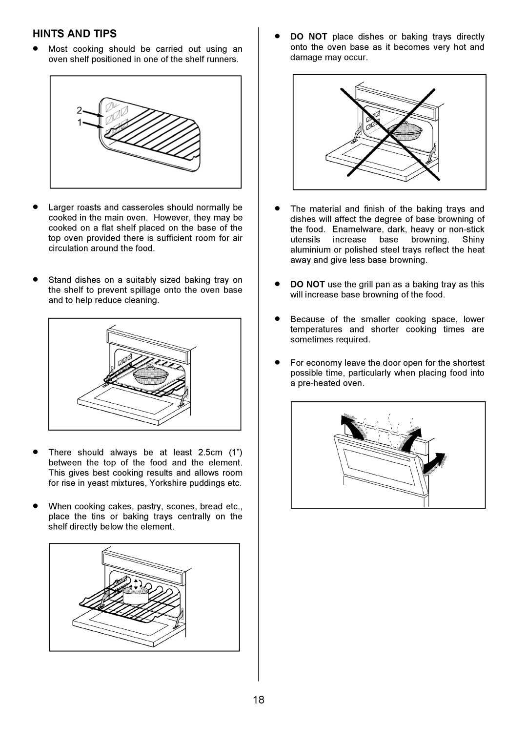 Tricity Bendix SB463 installation instructions Hints and Tips 