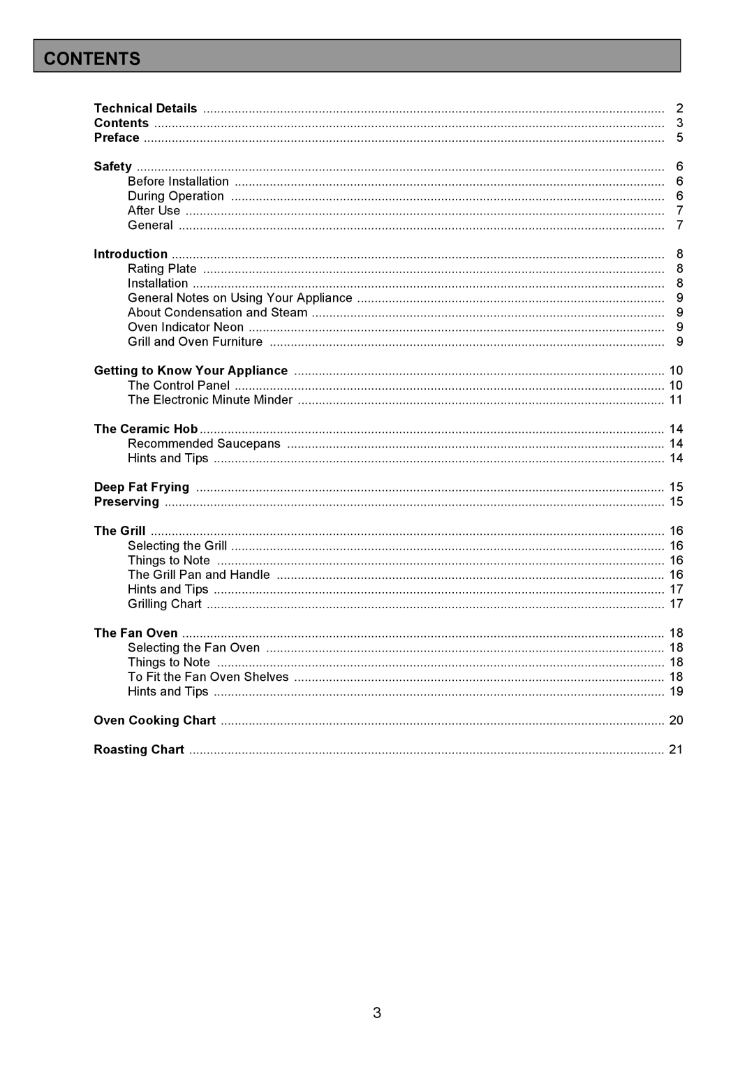 Tricity Bendix SE326 installation instructions Contents 