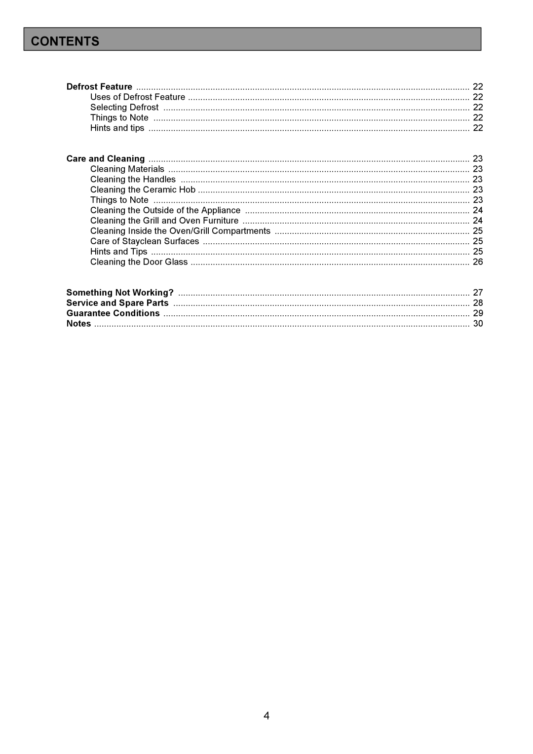 Tricity Bendix SE326 installation instructions Contents 