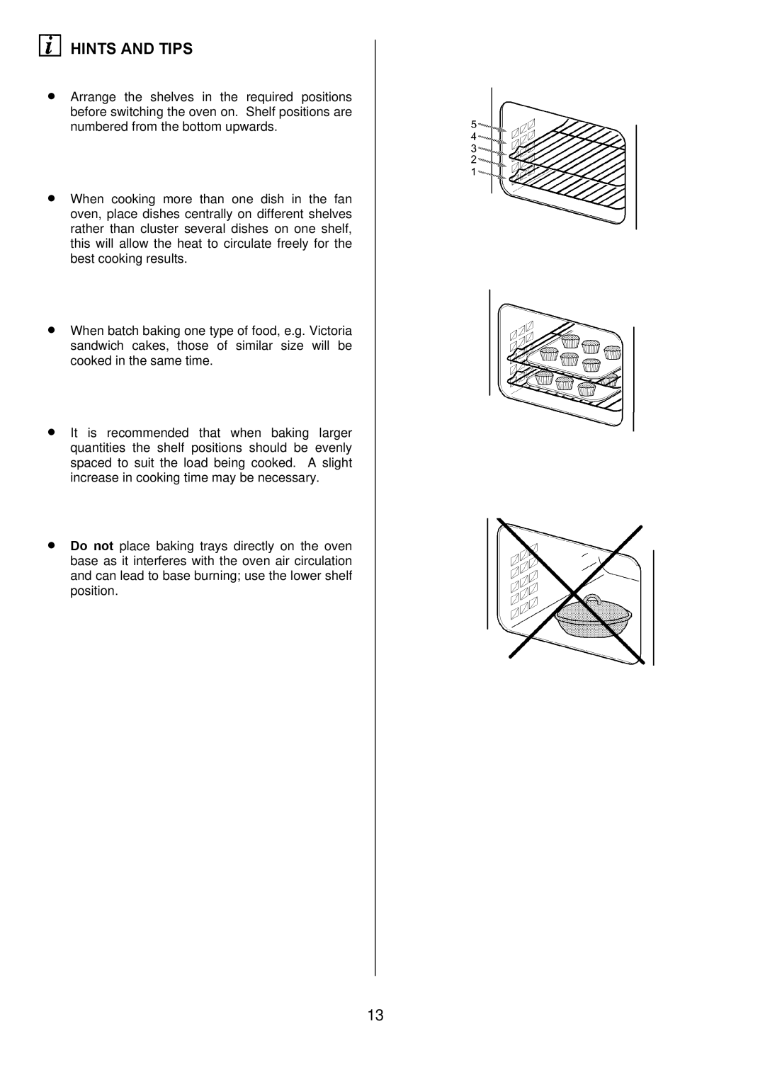 Tricity Bendix SE501 installation instructions Hints and Tips 