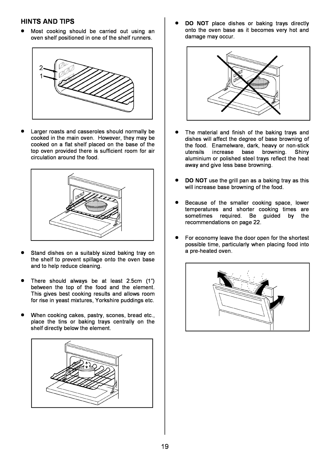 Tricity Bendix SE553 installation instructions Hints And Tips 