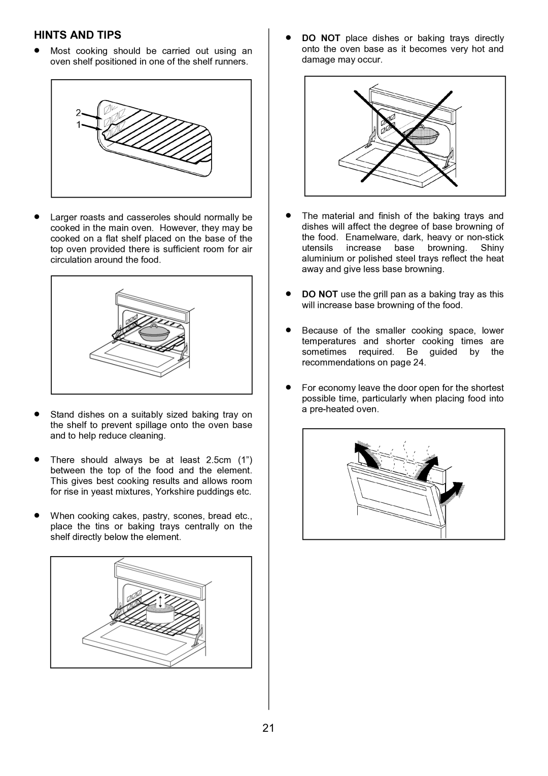 Tricity Bendix SE556 installation instructions Hints and Tips 