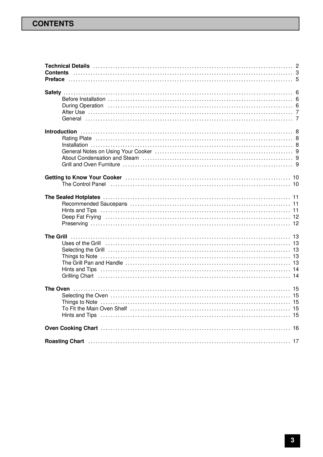 Tricity Bendix SI 221 installation instructions Contents 