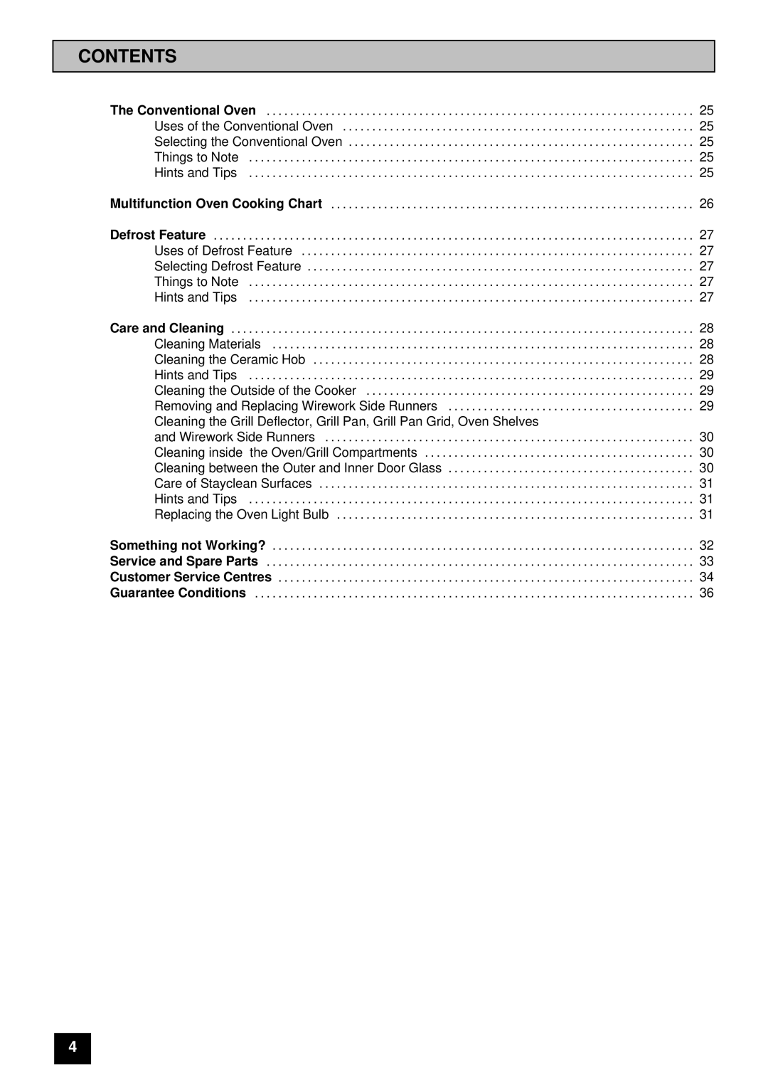 Tricity Bendix SI 535 installation instructions Contents 