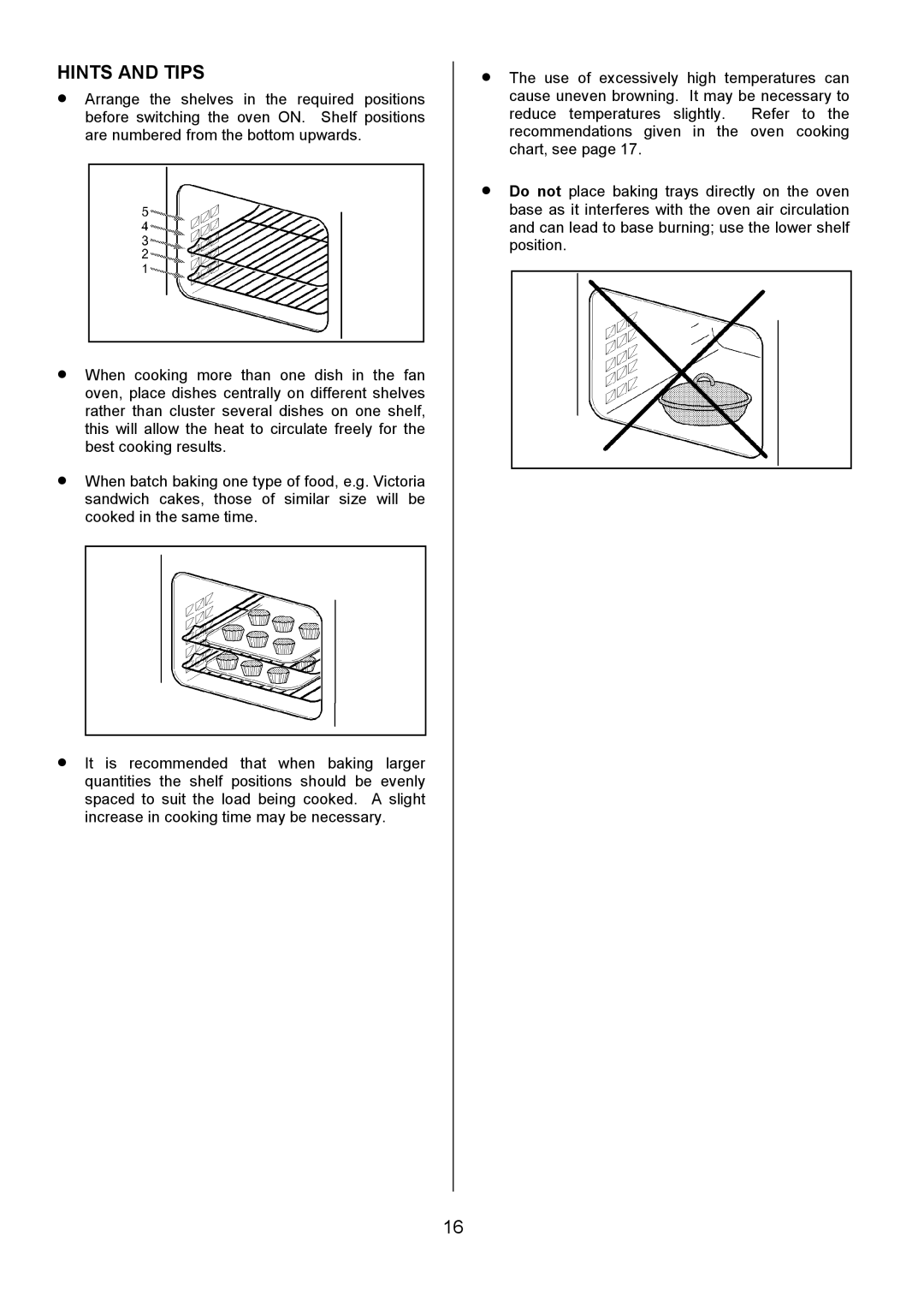 Tricity Bendix SIE 252 installation instructions Hints and Tips 