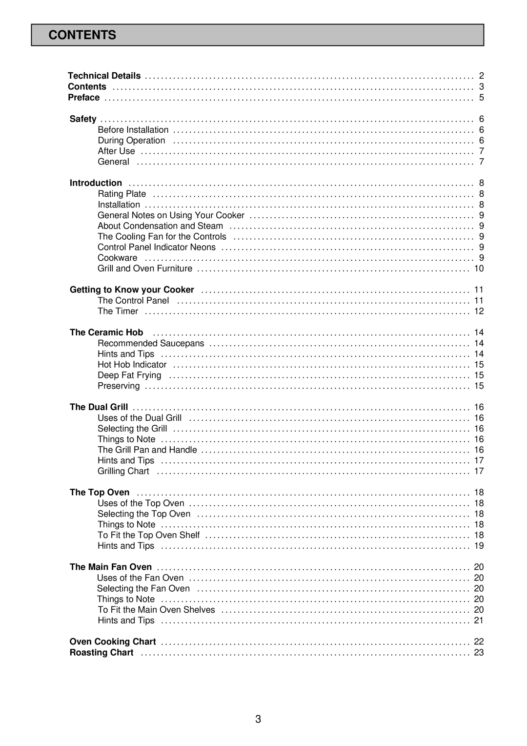 Tricity Bendix SIE 532 installation instructions Contents 