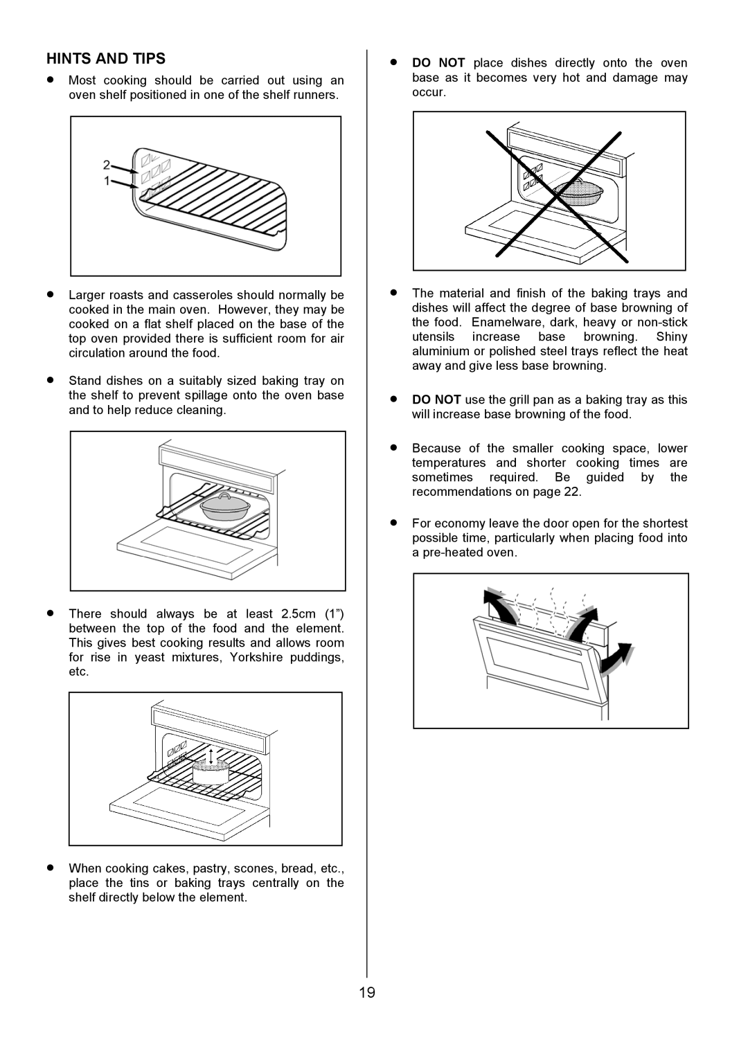 Tricity Bendix SIE324 installation instructions Hints and Tips 