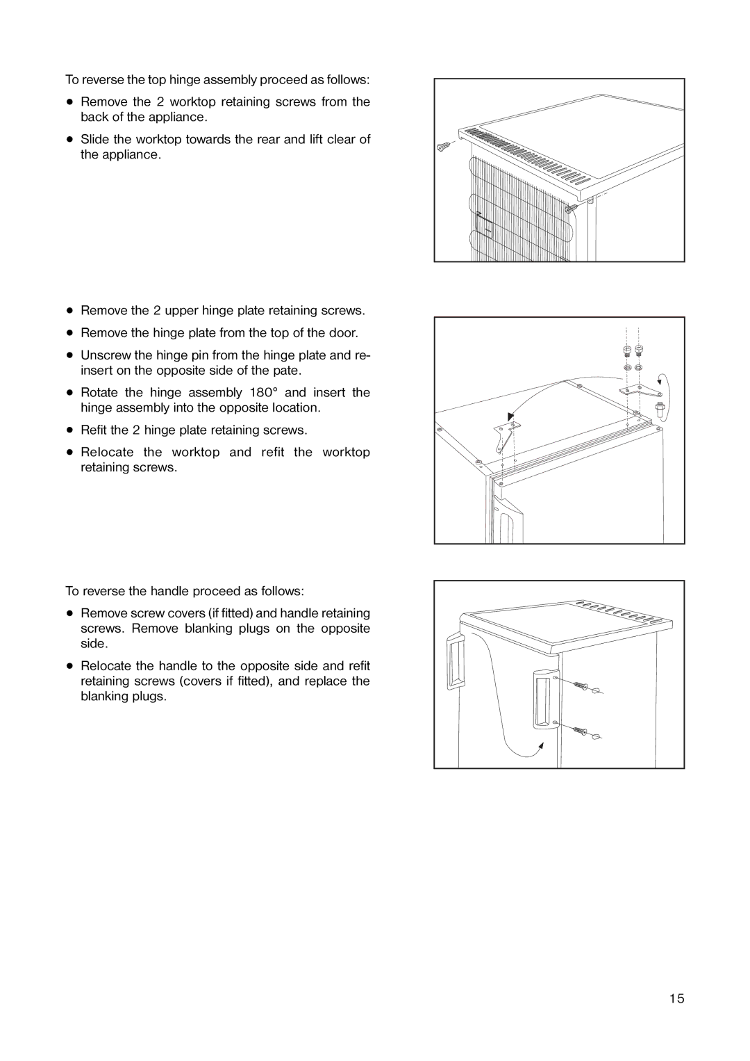 Tricity Bendix TB 55 R installation instructions 