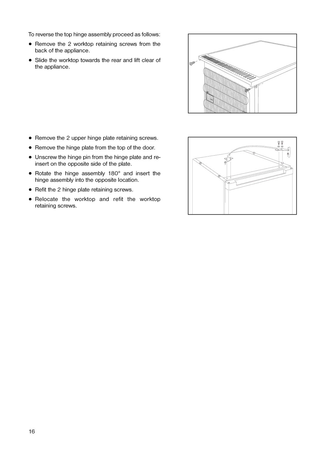 Tricity Bendix TB 58 R installation instructions 