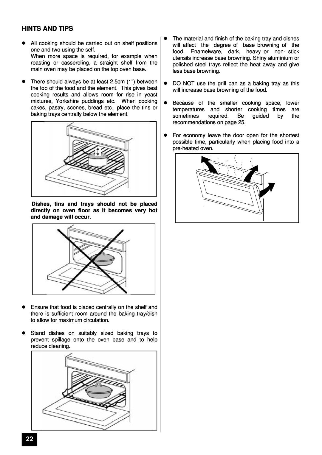 Tricity Bendix TBD903 installation instructions Hints And Tips 