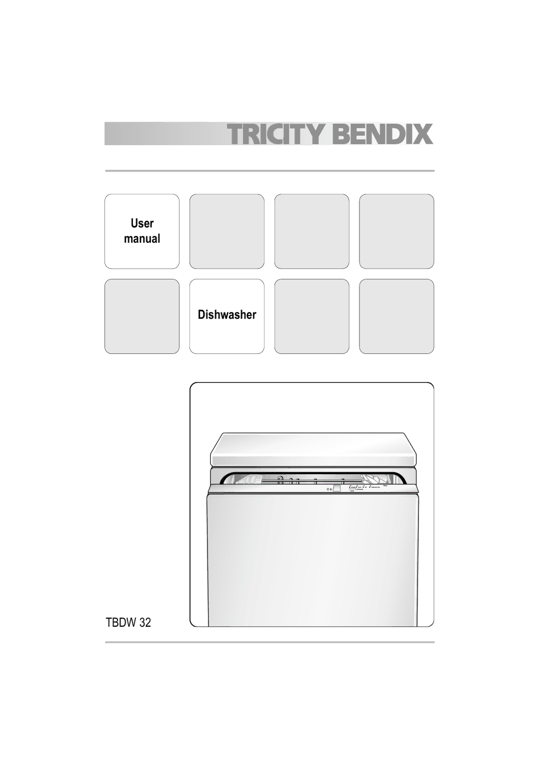 Tricity Bendix TBDW 32 manual User Manual Dishwasher 