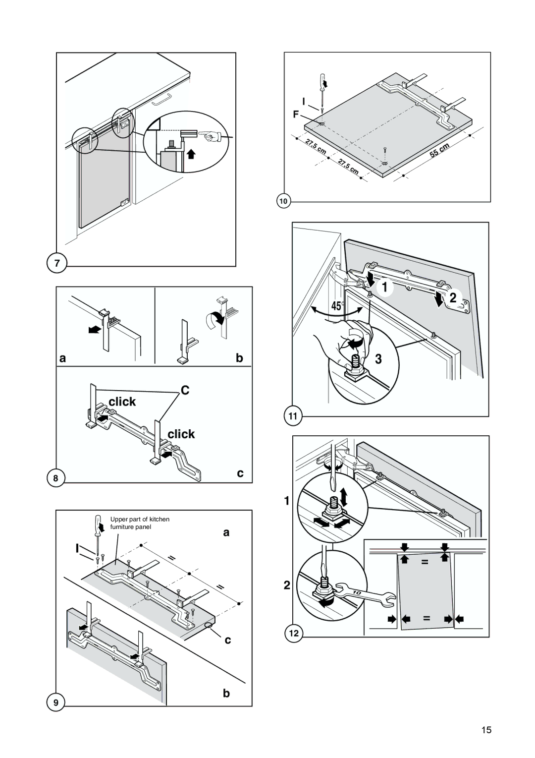 Tricity Bendix TBUL 140 installation instructions Click 