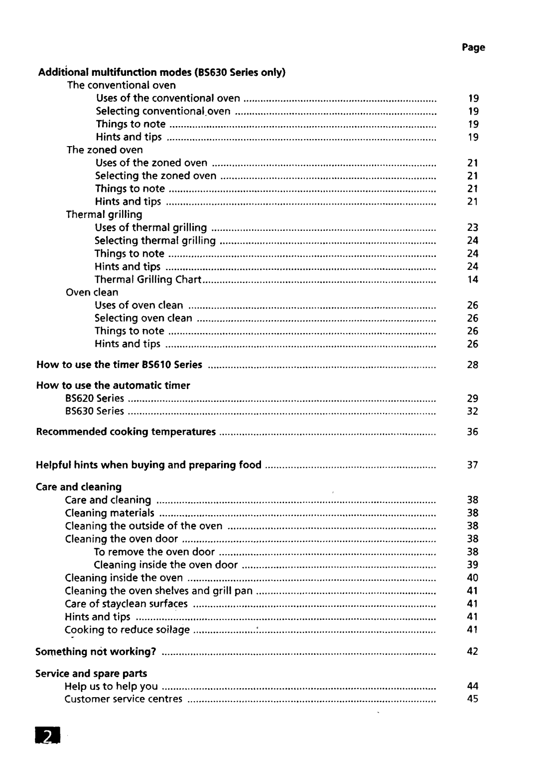 Tricity Bendix U02135 manual 