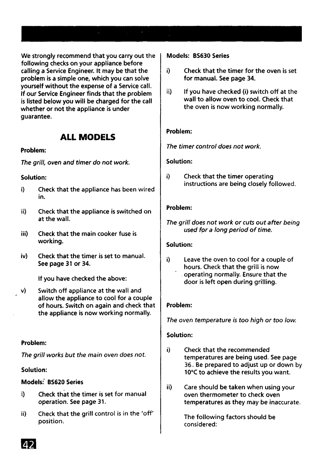 Tricity Bendix U02135 manual 