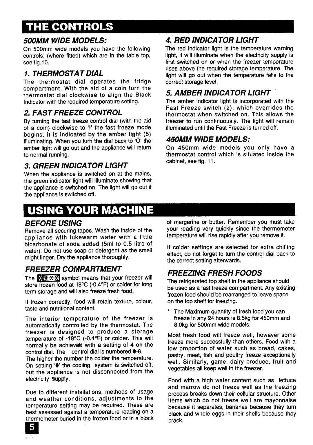 Tricity Bendix UF404 manual 