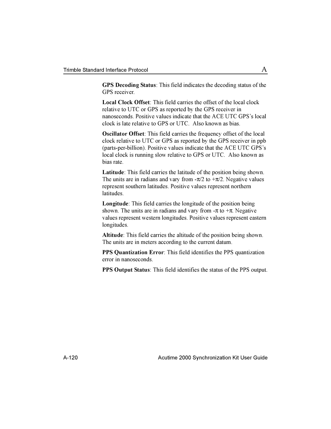 Trimble Outdoors Part Number 45005-00-ENG, AcutimeTM2000 Synchronization Kit Acutime 2000 Synchronization Kit User Guide 