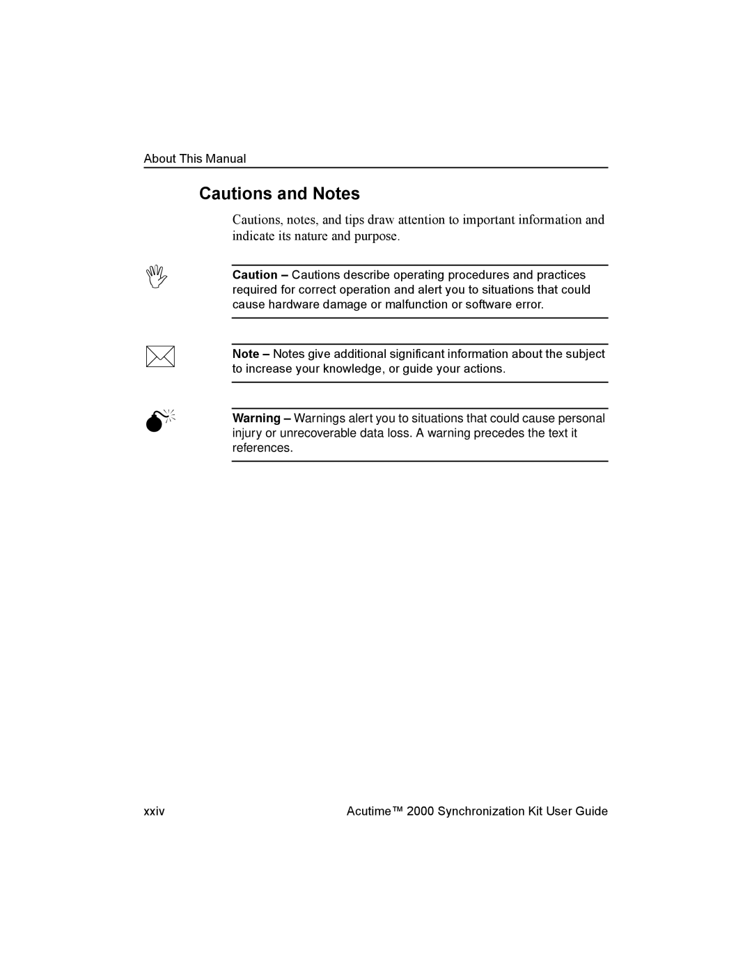 Trimble Outdoors Part Number 45005-00-ENG, AcutimeTM2000 Synchronization Kit manual 