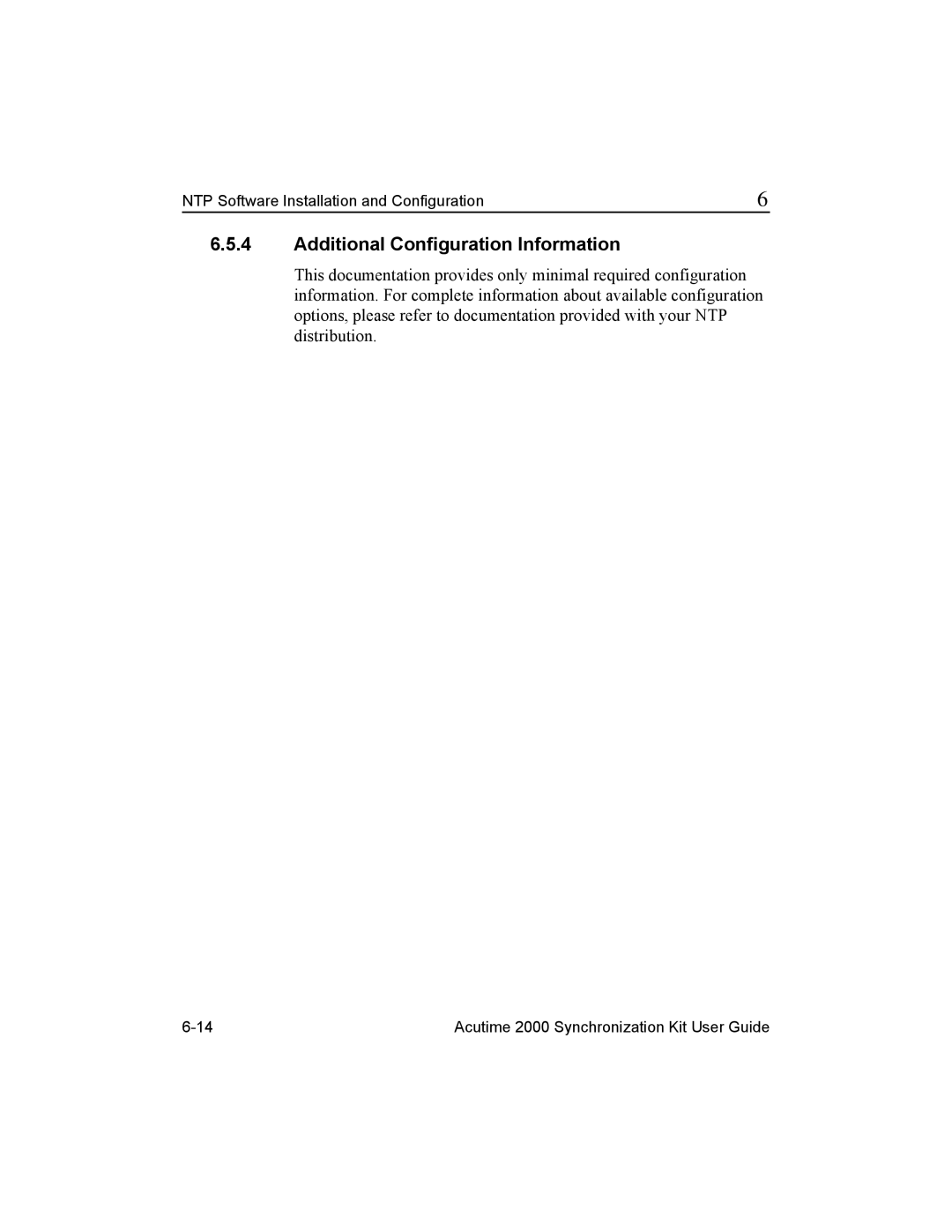 Trimble Outdoors Part Number 45005-00-ENG, AcutimeTM2000 Synchronization Kit manual Additional Configuration Information 