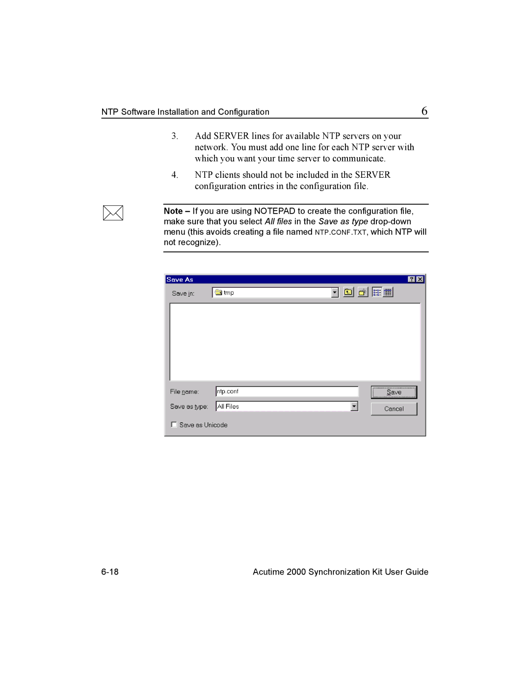 Trimble Outdoors Part Number 45005-00-ENG, AcutimeTM2000 Synchronization Kit NTP Software Installation and Configuration 