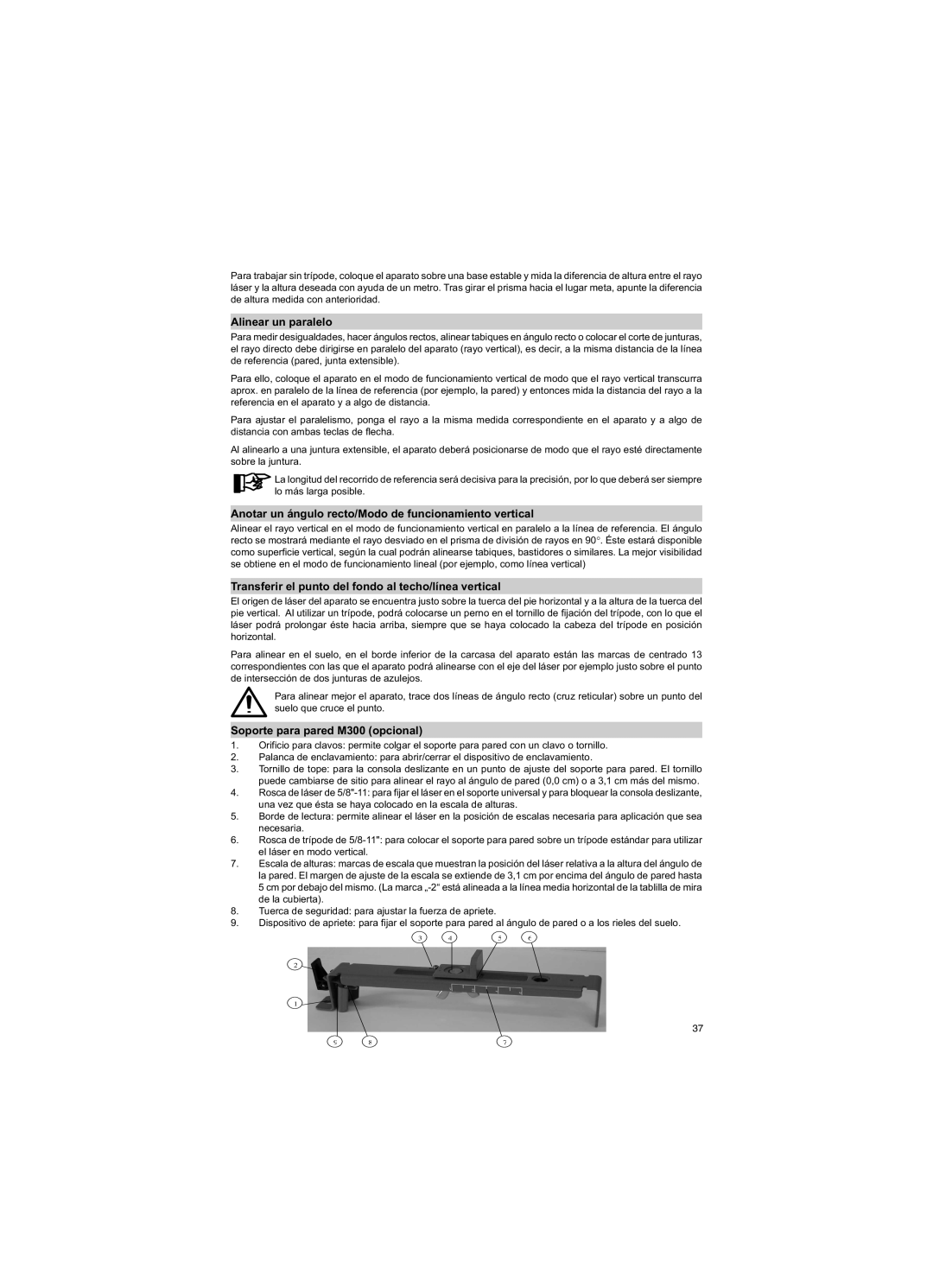 Trimble Outdoors HV301 manual Alinear un paralelo, Anotar un ángulo recto/Modo de funcionamiento vertical 