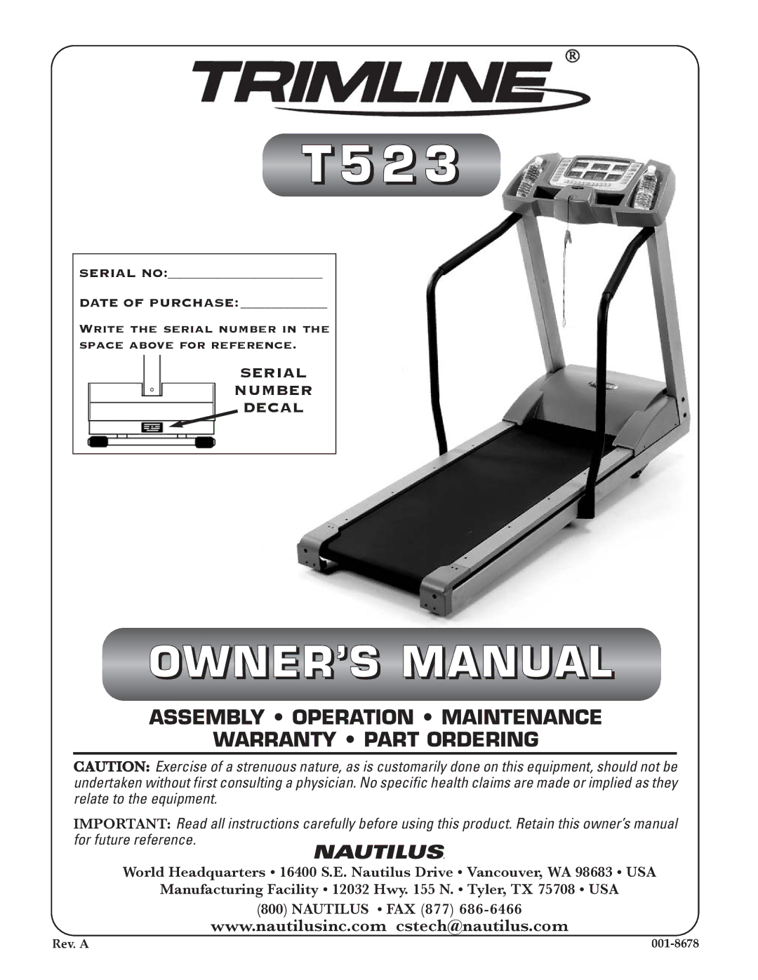 Trimline t523 manual T523 