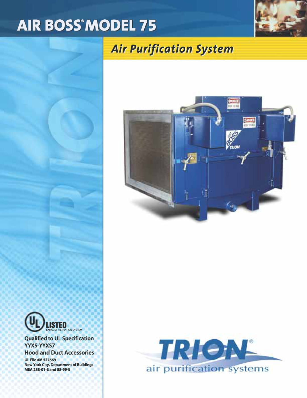 Trion 75 manual 