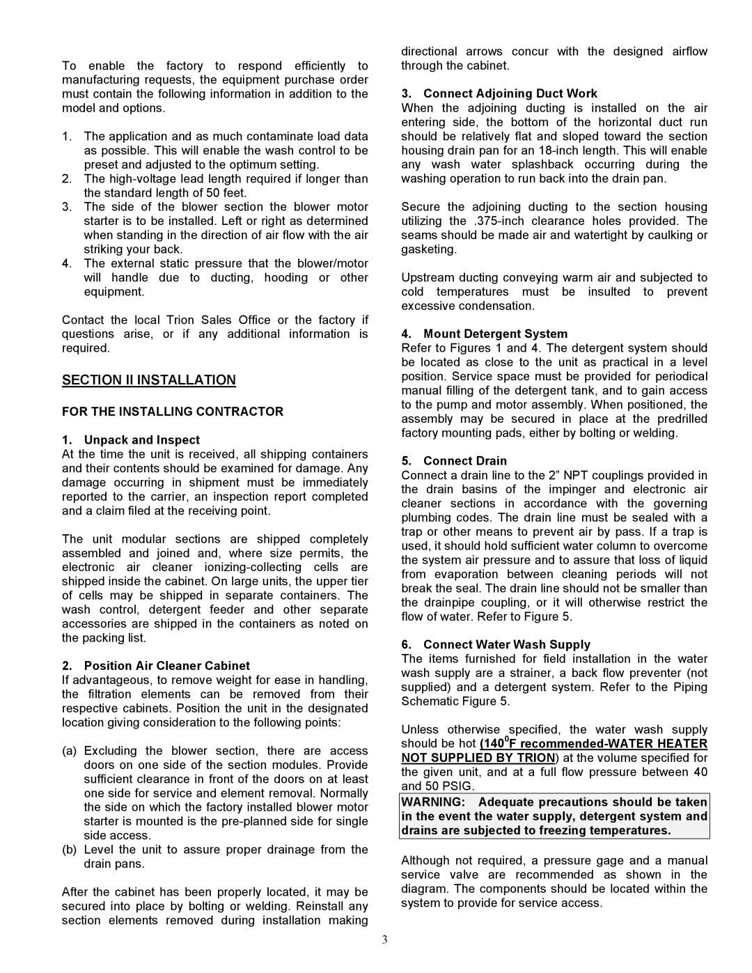 Trion 147207-001, Air Boss ATS manual For the Installing Contractor 