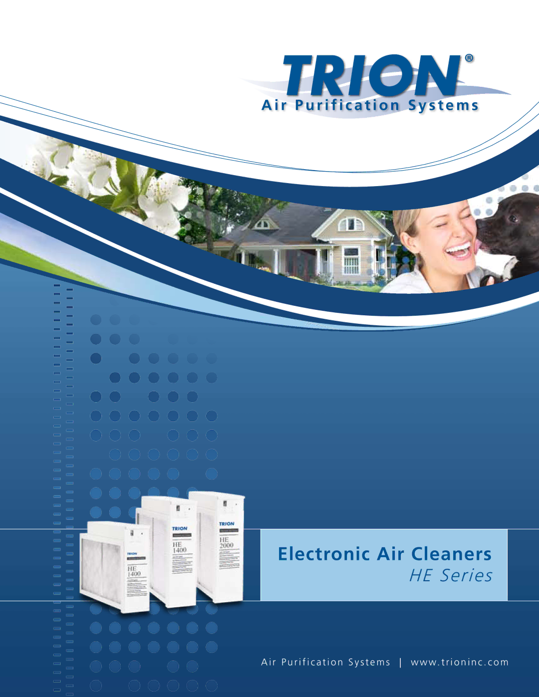 Trion HE Series manual Electronic Air Cleaners 