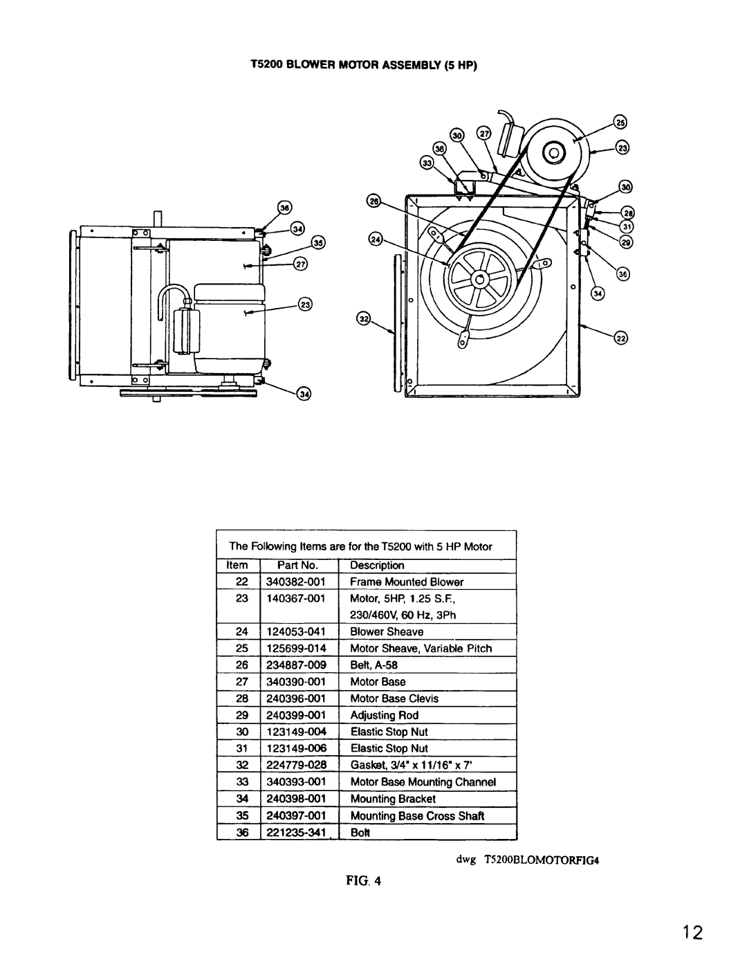 Trion T5200 manual 