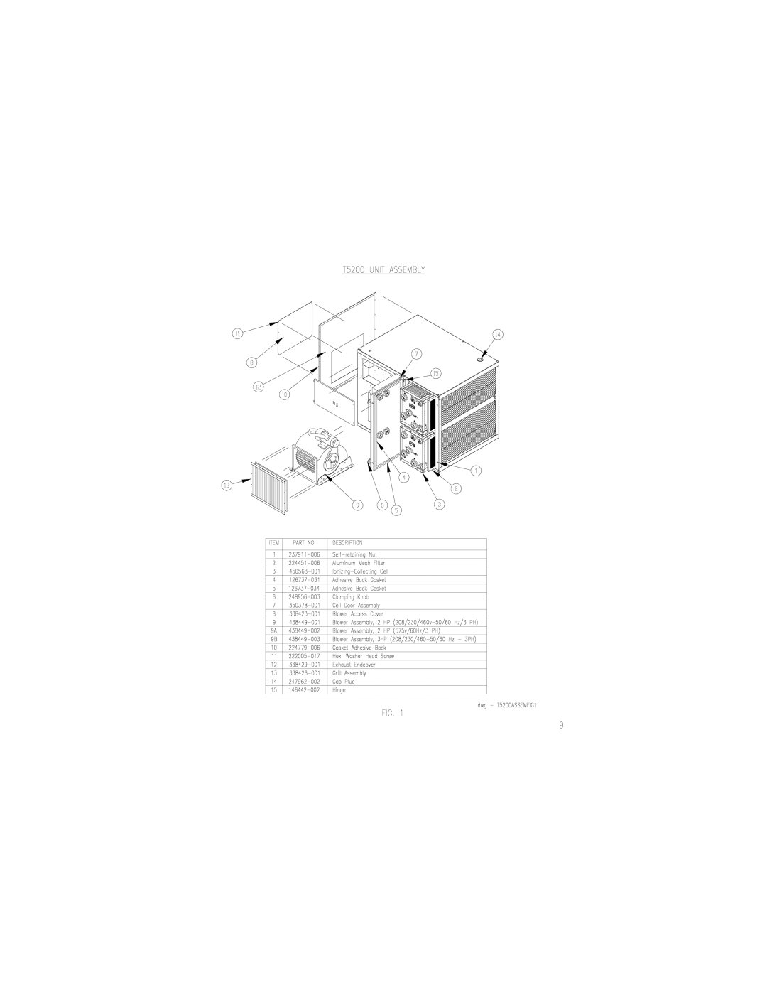 Trion T5200 manual 