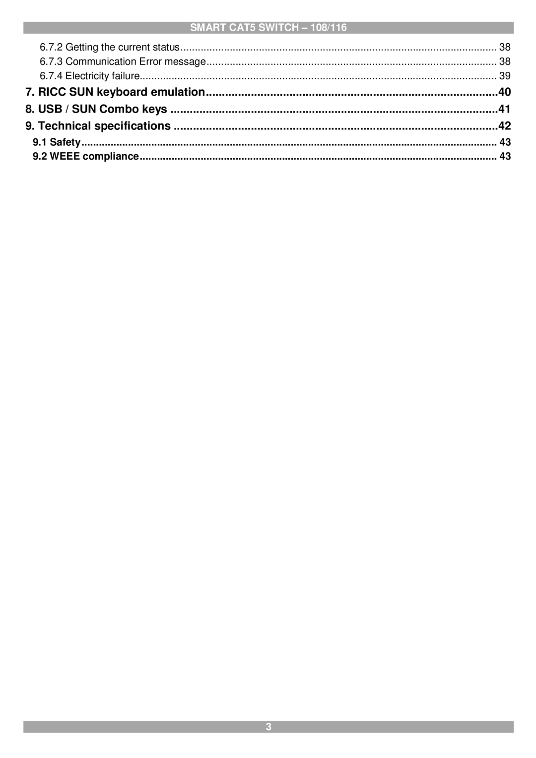 Tripp Lite 108, 116 manual Safety Weee compliance 