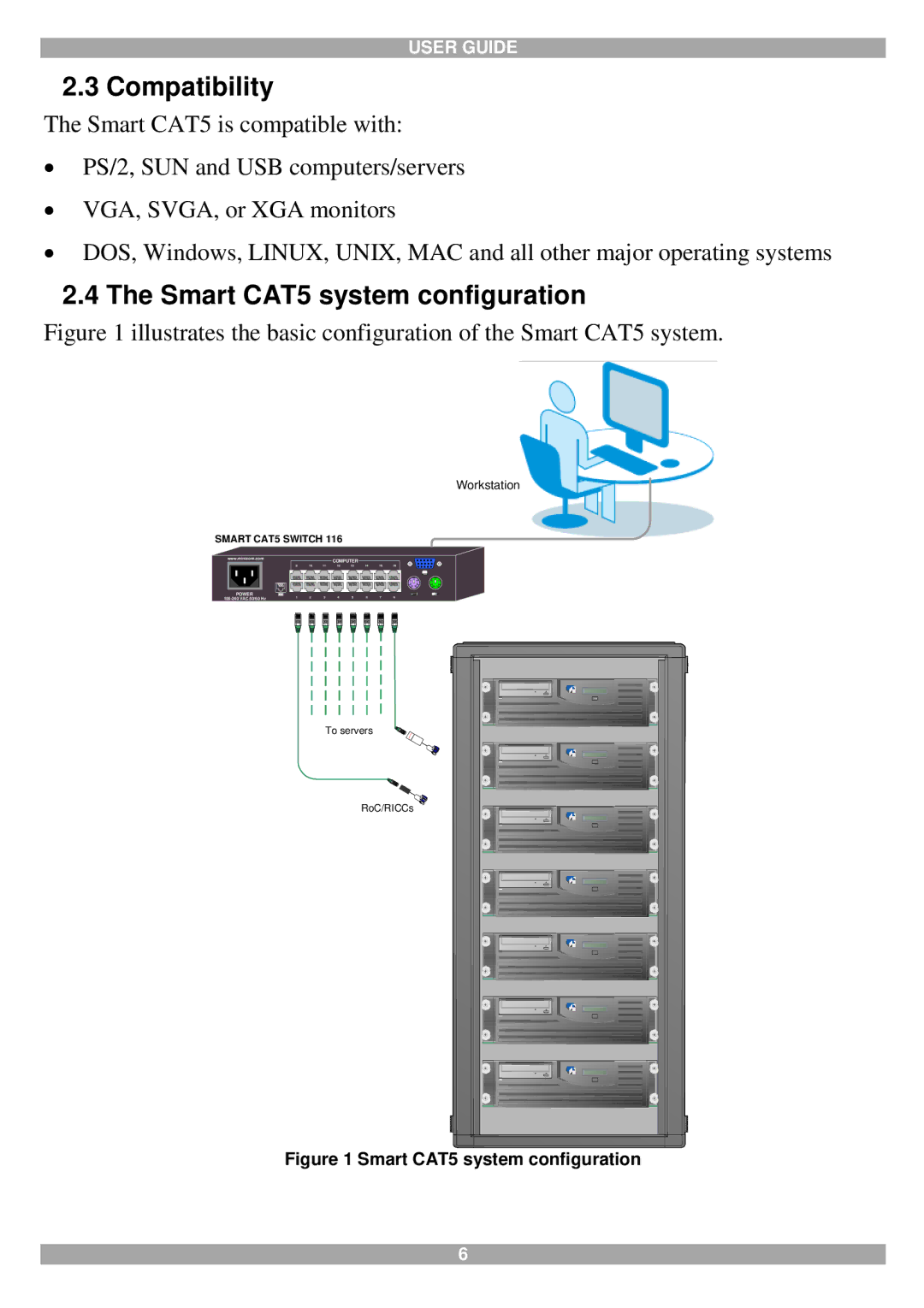 Tripp Lite 116, 108 manual Compatibility, Smart CAT5 system configuration 