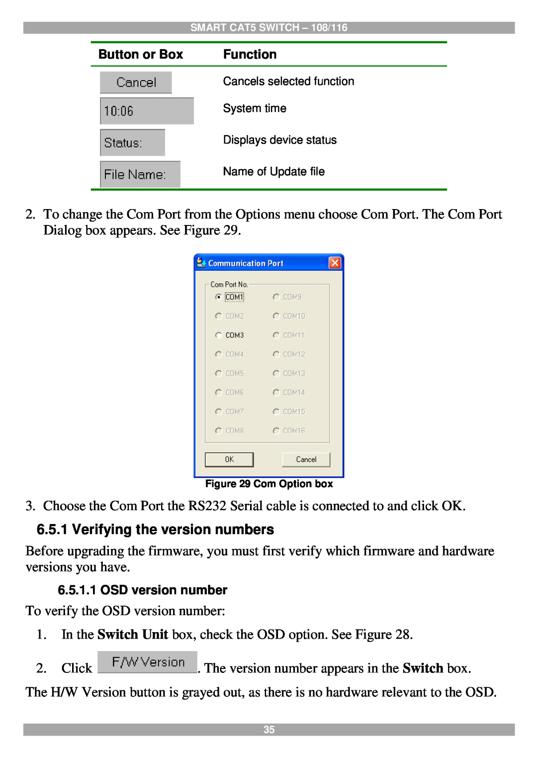 Tripp Lite 108, 116 manual Verifying the version numbers 