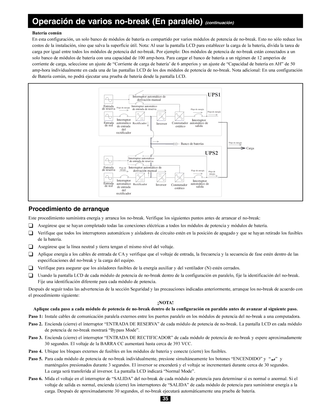 Tripp Lite 220/380V, 240/415V AC, 230/400V, 277/480V AC owner manual ¡Nota 