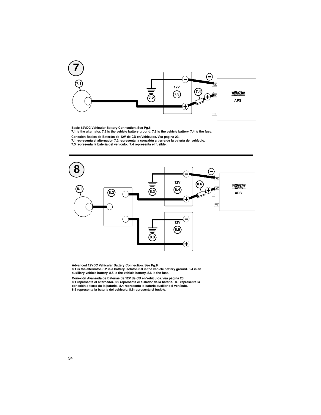 Tripp Lite 93-1911 warranty 12V 