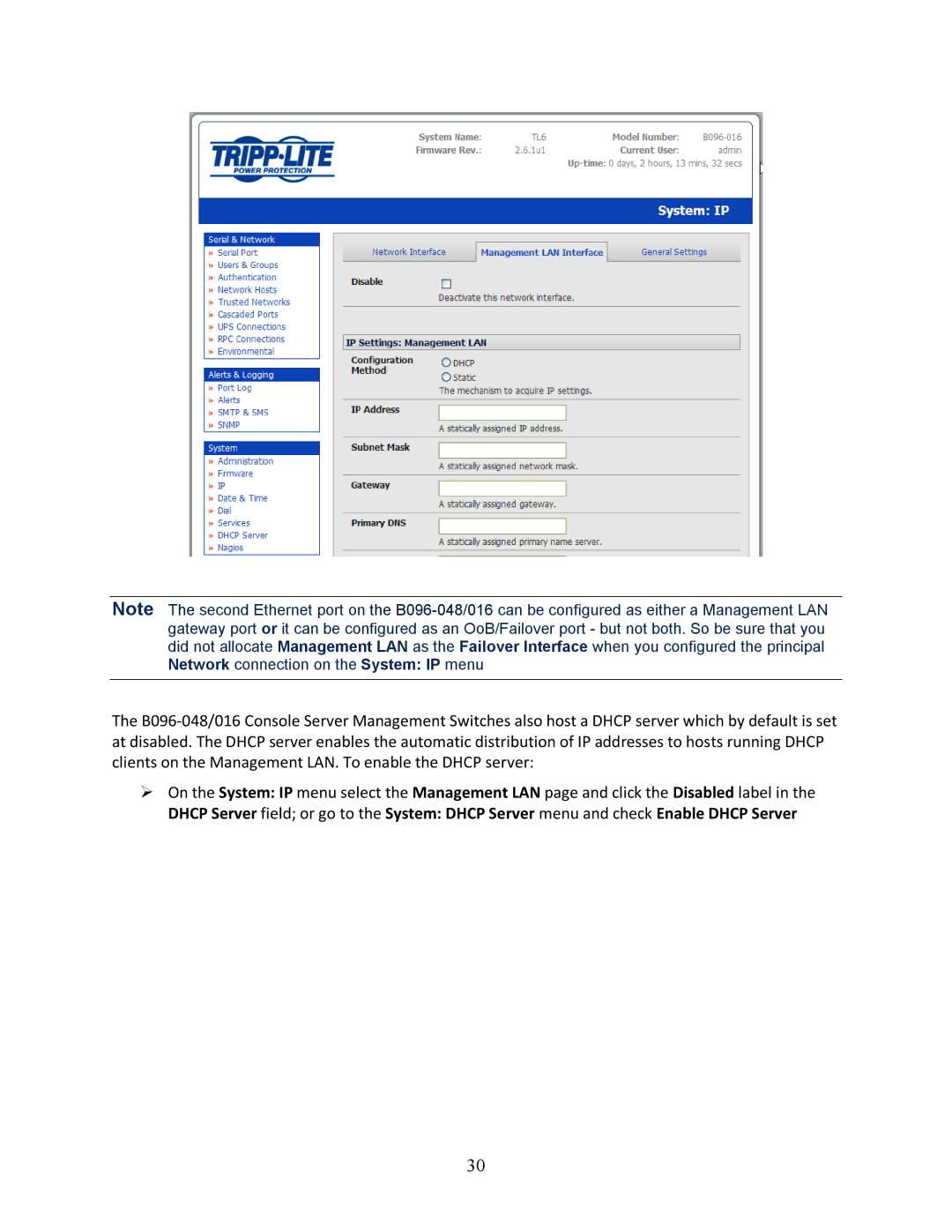 Tripp Lite 93-2879, B096-048, B096-016 owner manual 