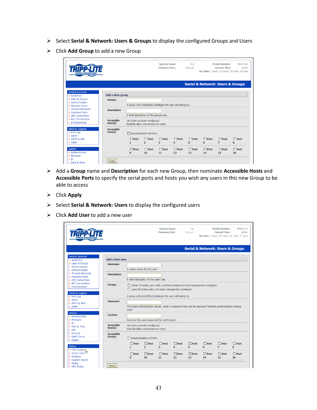 Tripp Lite B096-048, 93-2879, B096-016 owner manual 